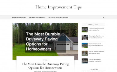 homeimprovementtips.co screenshot