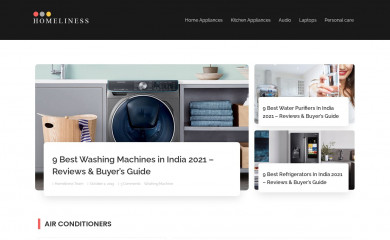 homeliness.in screenshot