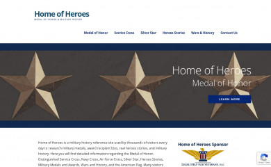 homeofheroes.com screenshot