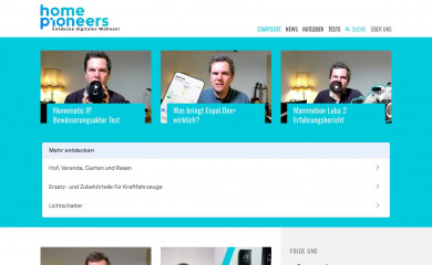 homepioneers.de screenshot