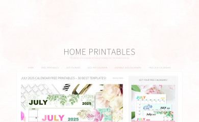 homeprintables.com screenshot
