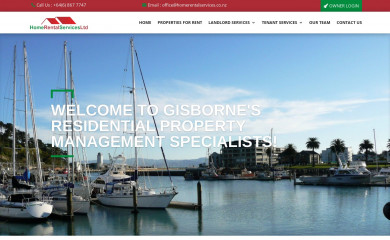 homerentalservices.co.nz screenshot