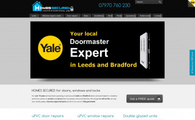 homes-secured.com screenshot