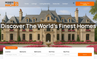 homesoftherich.net screenshot