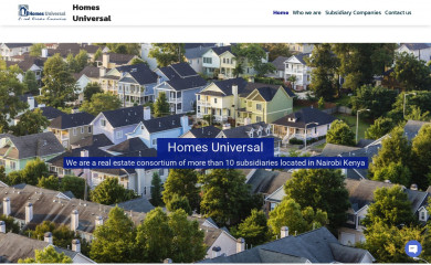 homesuniversal.com screenshot