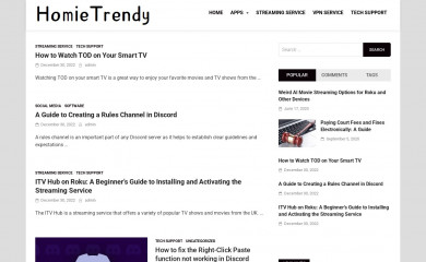 homietrendy.com screenshot