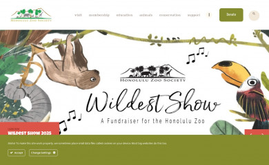 honoluluzoo.org screenshot