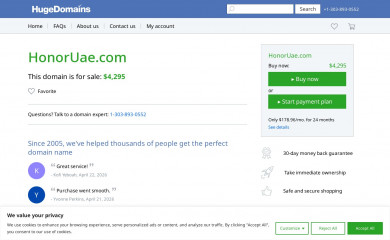 honoruae.com screenshot