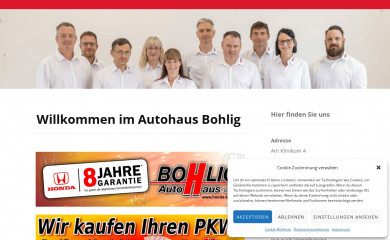 honda-bohlig.de screenshot