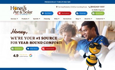 honeysair.com screenshot
