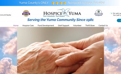 hospiceofyuma.com screenshot