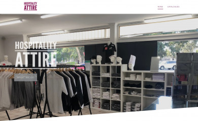 hospitalityattire.com.au screenshot