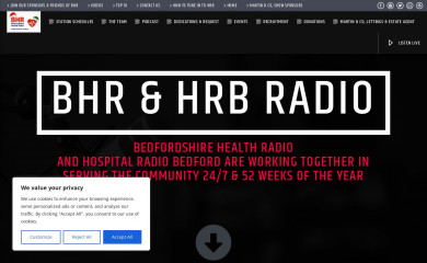 hospitalradiobedford.org.uk screenshot