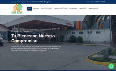 hospitaltalagante.cl screenshot