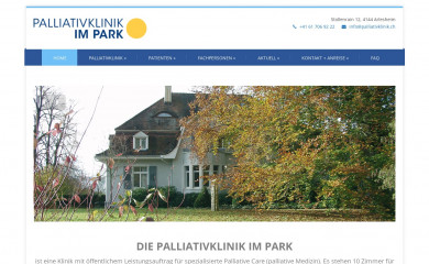 hospizimpark.ch screenshot