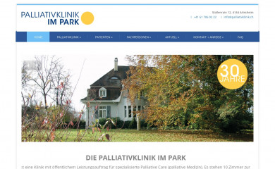hospizimpark.ch screenshot