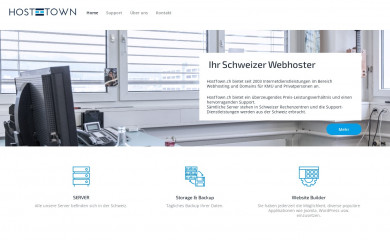 hosttown.ch screenshot