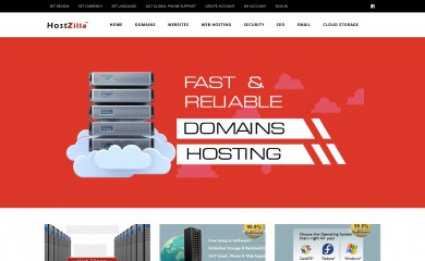 hostzilla.com.au screenshot