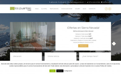 hostallospuentes.com screenshot