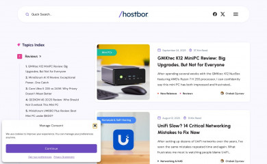 hostbor.com screenshot