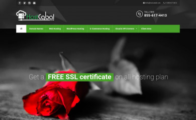 hostcabal.com screenshot