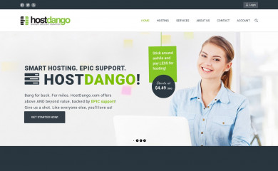 hostdango.com screenshot