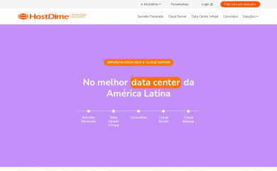 hostdime.com.br screenshot