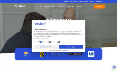 hosted.nl screenshot