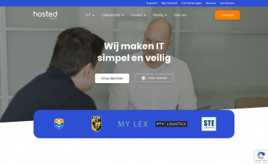 hosted.nl screenshot