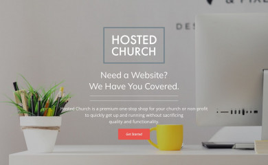 hostedchurch.com screenshot
