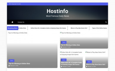 hostinfo.id screenshot