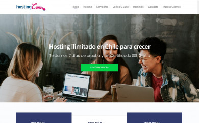 hostingcom.cl screenshot