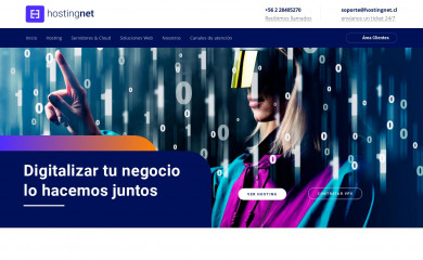hostingnet.cl screenshot