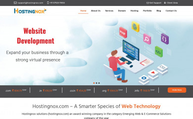 hostingnox.com screenshot