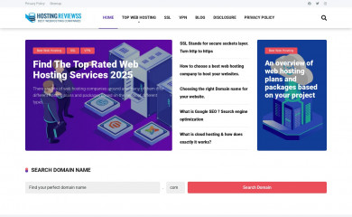 hostingreviewss.com screenshot