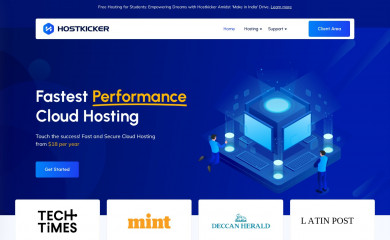 hostkicker.com screenshot