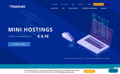 hostnet.lv screenshot