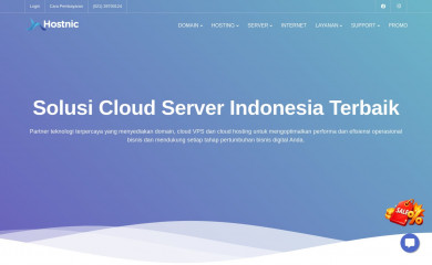 hostnic.id screenshot