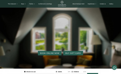 hostrups-hotel.dk screenshot
