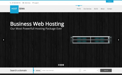 hostsewa.com screenshot