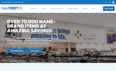 hope-thrift.org screenshot