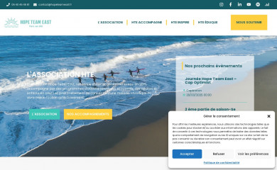 hopeteameast.fr screenshot