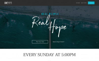 hopecenter.church screenshot