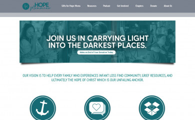 hopemommies.org screenshot