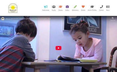 horizonmontessori.com screenshot