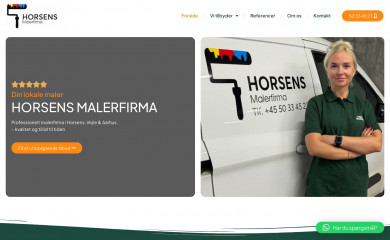 horsensmalerfirma.dk screenshot