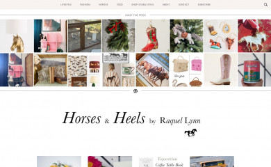 horsesandheels.com screenshot