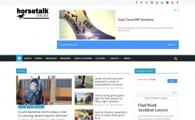 horsetalk.co.nz screenshot