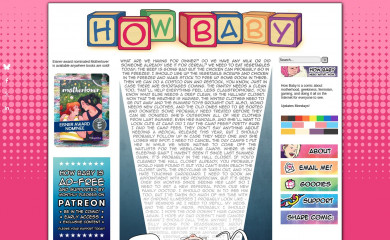 howbabycomic.com screenshot