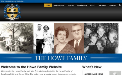 howefamily.com screenshot